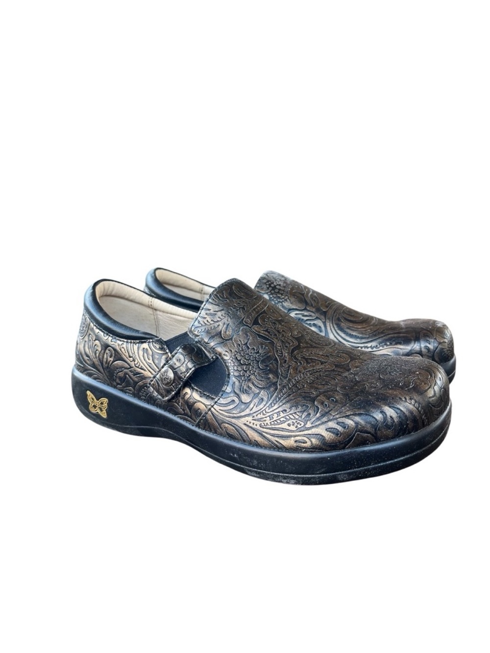 Alegria Kara Slip On Comfort Shoes Size 39 US 8.5-9 Leather Walking Nursing